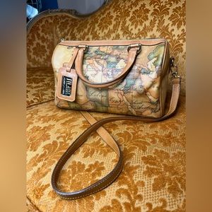 Alviero Martini Italian leather 2 way bag with original tags